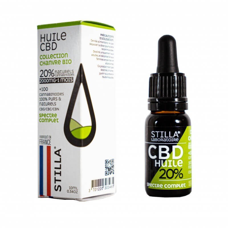 huile cbd bio chanvre 20%