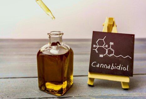 huille cbd bio et formule chimique du cannabidiol