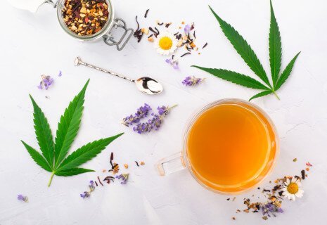 infusions bio au cbd et feuilles