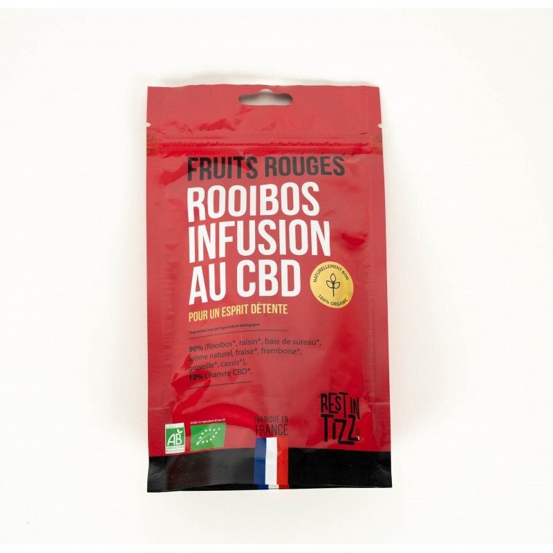 infusion bio au cbd rooibos fruits rouges