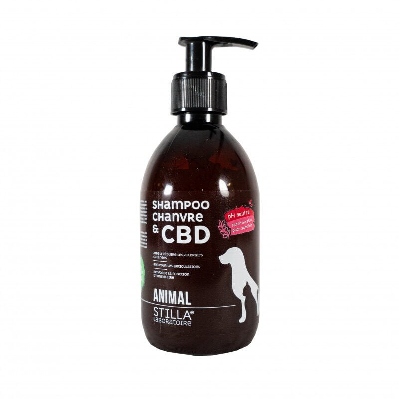 shampoing au cbd pour chiens peaux sensibles