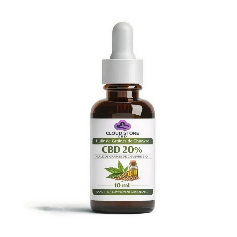 Huile CBD 20 % HSO Chanvre de Cloud Store CBD